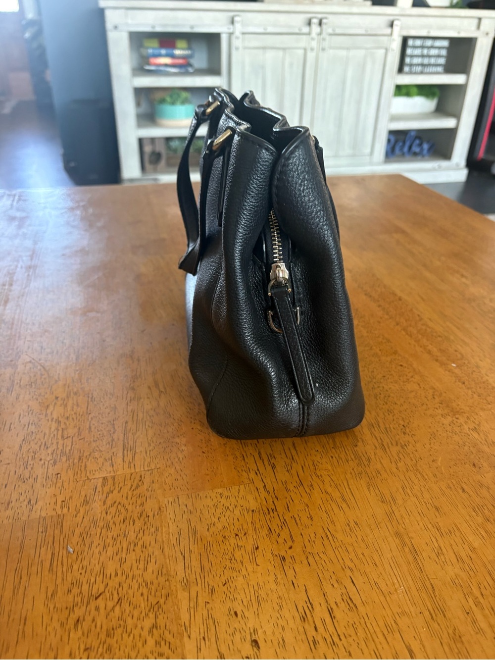 Kate Spade Black Pebbled Leather Tote Bag - Picture 3 of 11